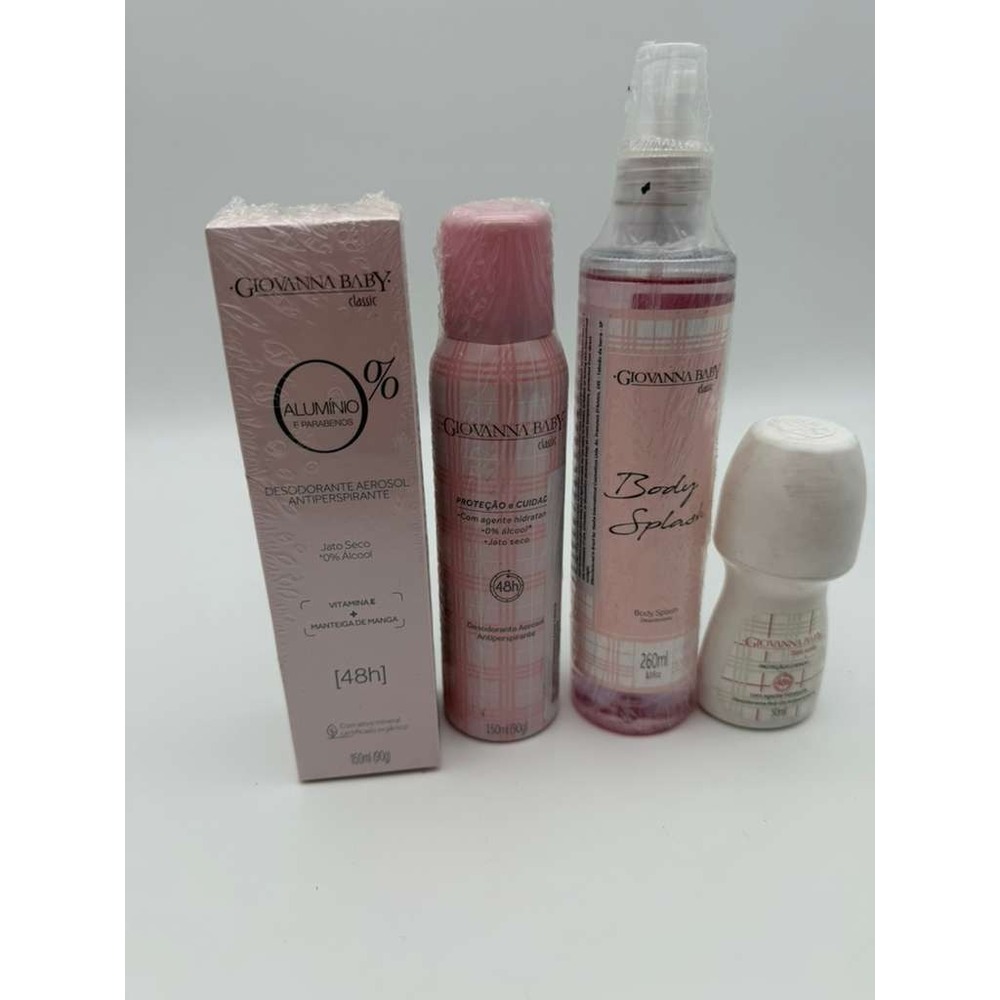 Giovanna Baby Classic Fragrance Bundle – 4-Piece Brazilian Beauty Set NWT